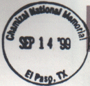 Park stamp for Chamizal NM
