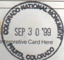 Park stamp for Colorado NM