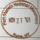 Park stamp for Fort Stanwix NM