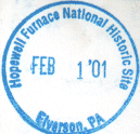 Park stamp for Hopewell Furnance NHS