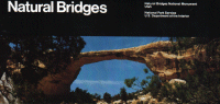 Park brochure for Natural Bridges NM