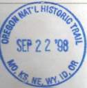 Park stamp for Oregon NHT