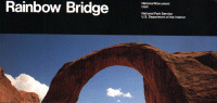 Park brochure for Rainbow Bridge NM