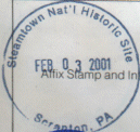 Park stamp for Steamtown NHS