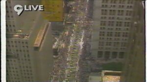 WATCH Gulf War Ticker Tape Parade June 9, 1991
