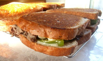 Grilled Philly Cheese Steak Sandwiches