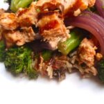 Maple Salmon and Broccoli with Rice