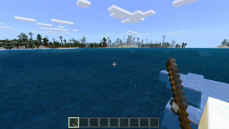 Minecraft fishing pole