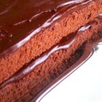 Unleavened Chocolate Cake with Chocolate Fudge Frosting